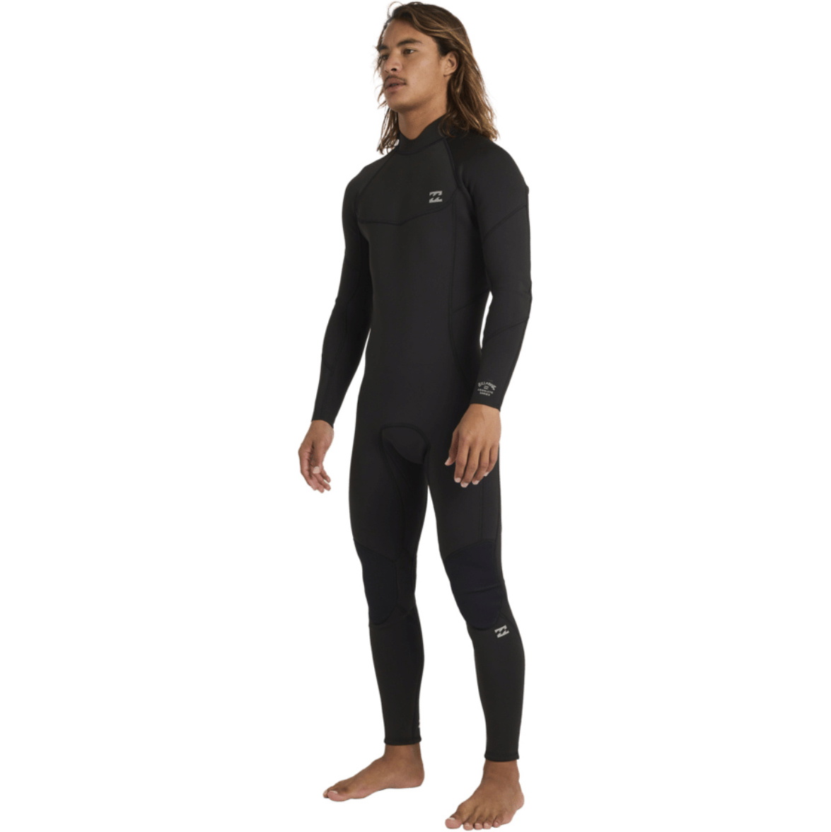 2026 Billabong Hombres Absolute 3/2mm Flatlock Back Zip Neopreno 24AW211601 - Black